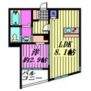 Mark Duo大和田Ⅰ 203号室 間取り