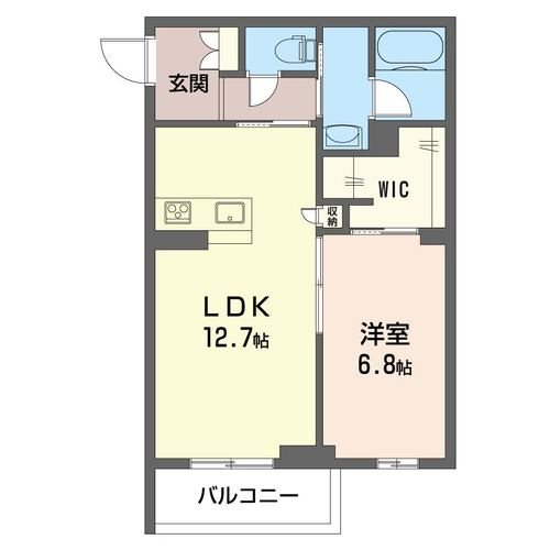 シャトー・ベノワ 103号室 間取り