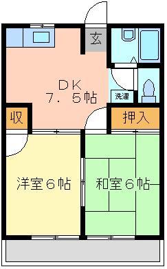 ウェルネスハイツ 305号室 間取り
