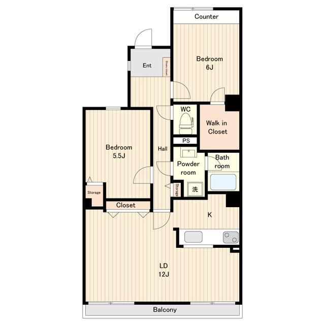 セレーノ大宮Ｅ棟Ｅ棟 403号室 間取り