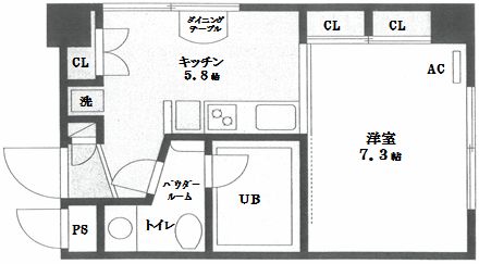 ＫＳ・ＤｉＯ 609号室 間取り
