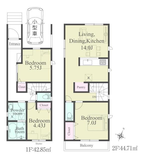 さいたま市北区宮原町２３－１期 間取り