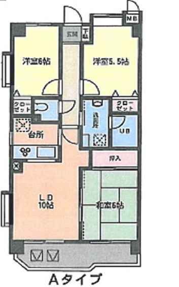 アーバンコート 201号室 間取り