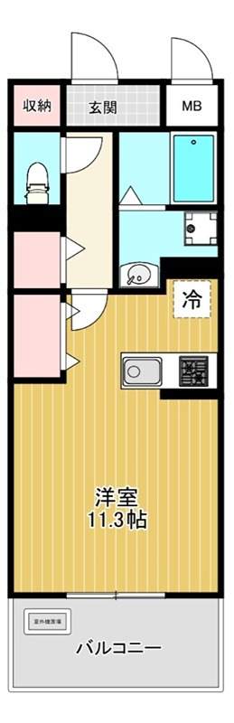 ブライトソレイユタワー 1003号室 間取り