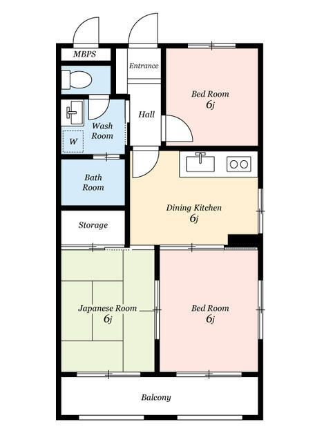 PLENDY大宮七里 101号室 間取り