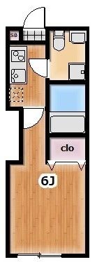 ノワール七里 102号室 間取り