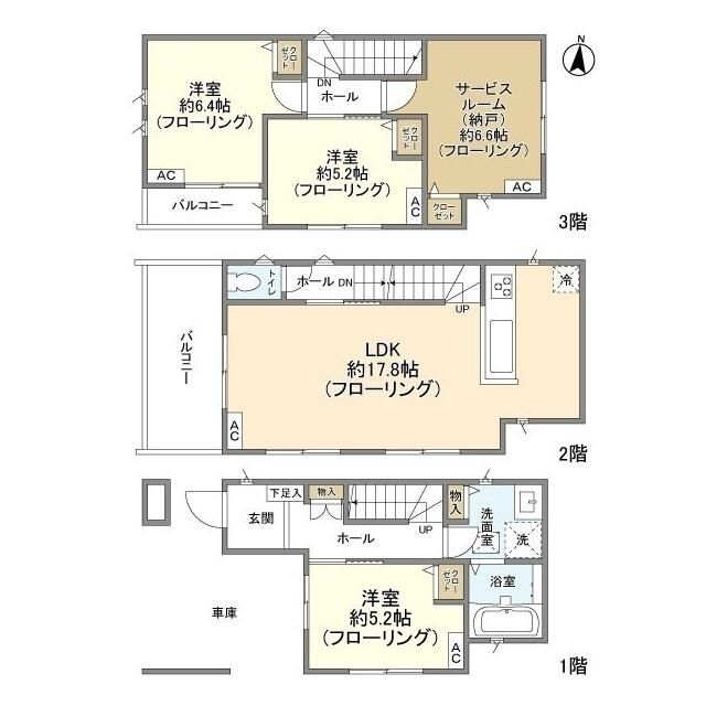 Ｋｏｌｅｔ大宮大成町＃０３ 間取り