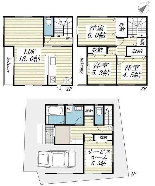 Ｓｕｍａｉ－ｔｏさいたま市岩槻区本町０１ 間取り