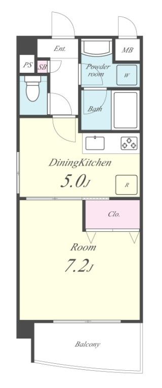 ヴィラフェリーチェ 201号室 間取り