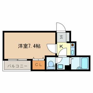 ビルクリバラ 205号室 間取り