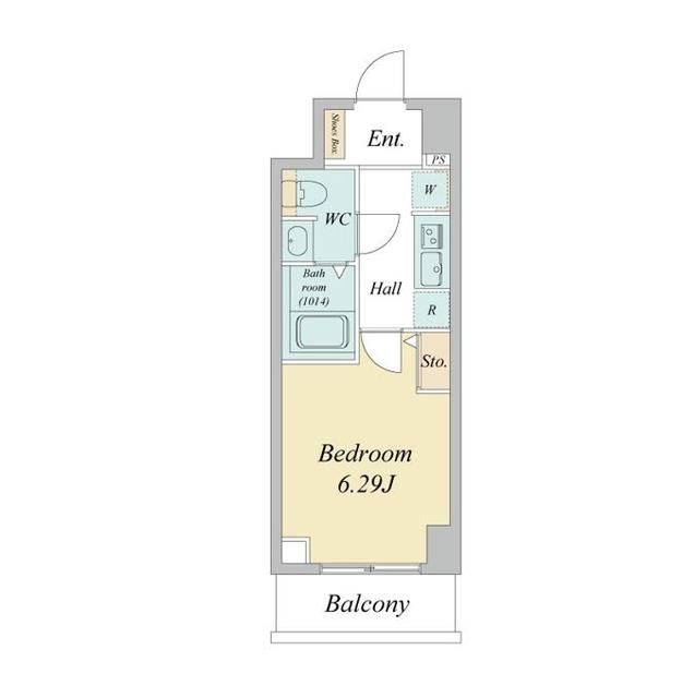 グランカーサさいたま新都心 707号室 間取り