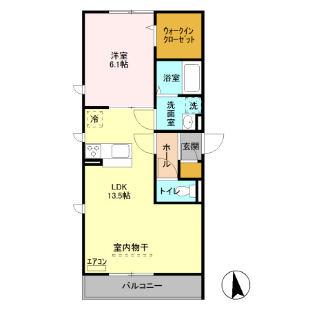 Casa Comfort　A 301号室 間取り