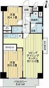 ライオンズガーデン大宮日進第2 ３階部分号室 間取り