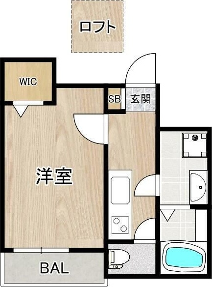 レーヴポルテ大成町 302号室 間取り