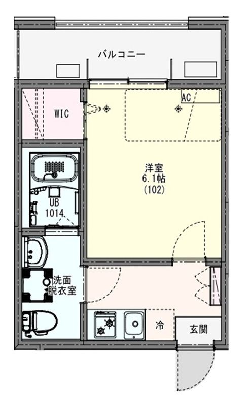 KLEIS日進 102号室 間取り