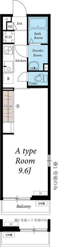 リブリ・yukuru 106号室 間取り