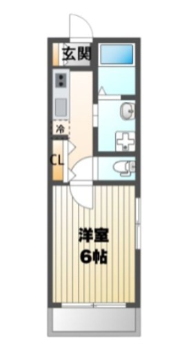 NAT上尾 105号室 間取り