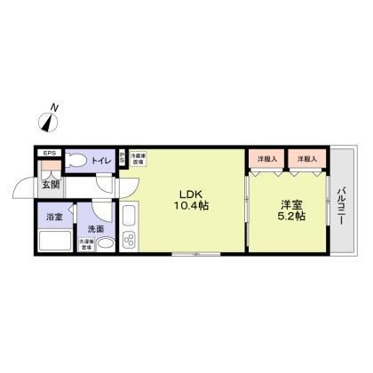 ＬＵＧＥＮＤ大宮 202号室 間取り