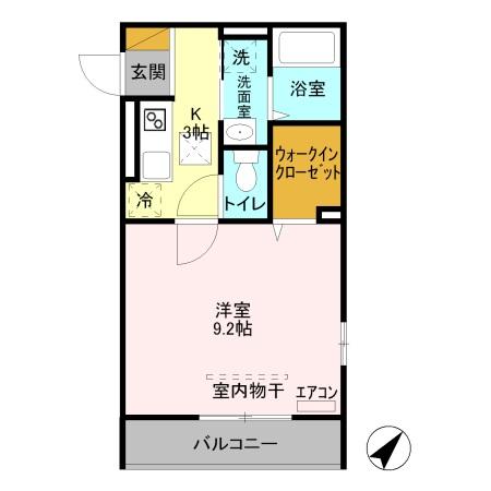 クレスト原際 玄関