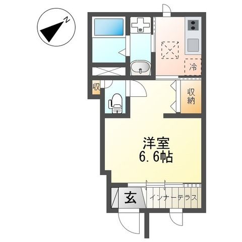 コンフォール・エメ 103号室 間取り