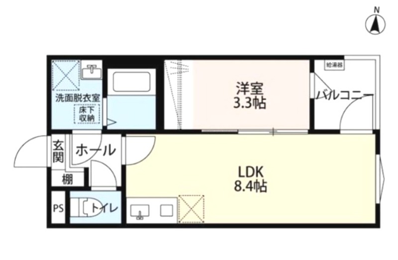 マイレジデンス上尾 102号室 間取り