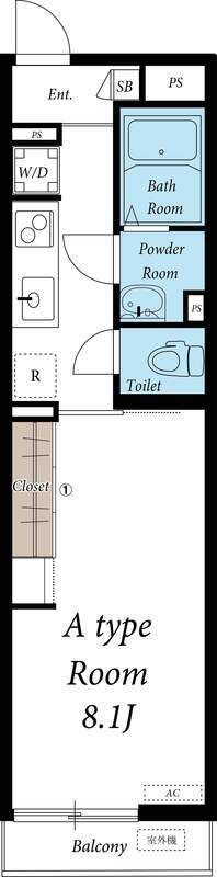 リブリ・トルナーレ 101号室 間取り