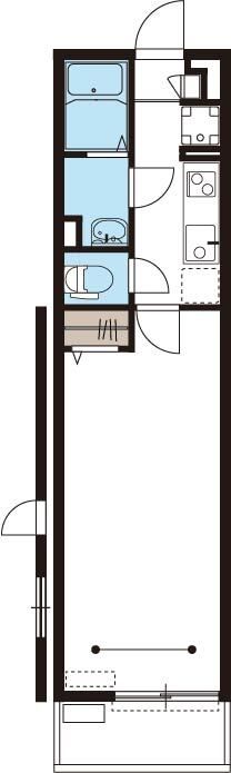 リブリ・与野本町 102号室 間取り