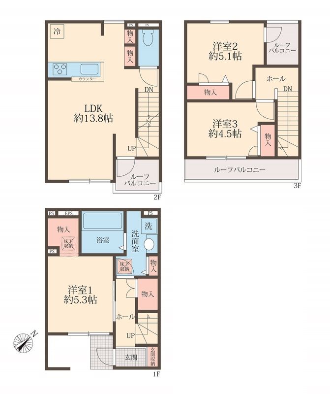 Ｃｏｍｉｃｈｉ浦和区元町 ベランダ