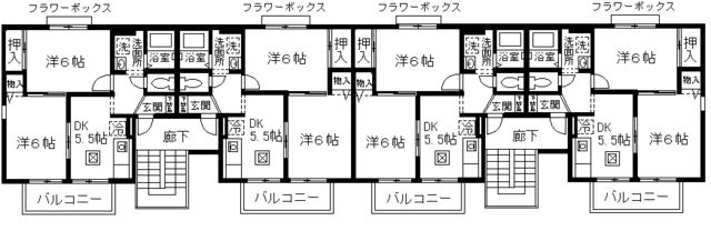 セジュールベルテ 102号室 間取り