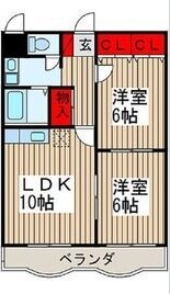 ソシア 301号室 間取り
