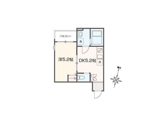 MELLAS西大宮Ⅲ 304号室 間取り