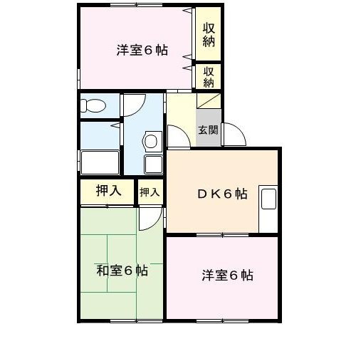シャルム二番館 間取り図