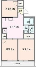 セゾン辻本 102号室 間取り
