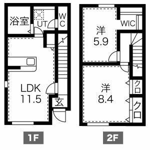 コンフォート埼玉北 101号室 間取り