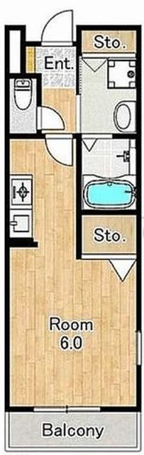 フィオリーレ 102号室 間取り