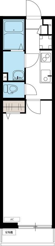 リブリ・大宮 M 303号室 間取り