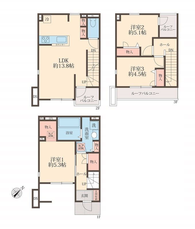 Ｃｏｍｉｃｈｉ浦和区元町 リビング