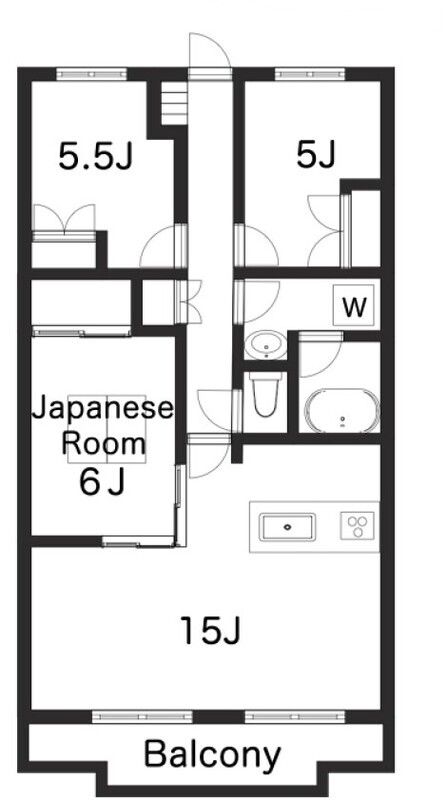 サエラ宮原 208号室 間取り