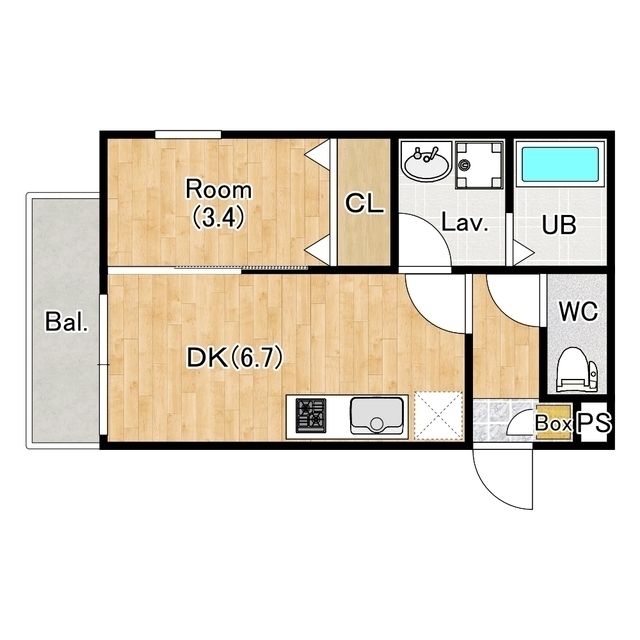 ジーメゾン大宮本郷町 303号室 間取り