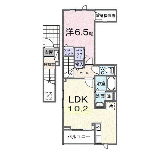 ルリアン 202号室 間取り