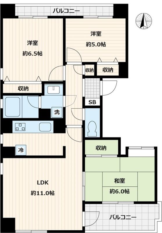 グランファミリエ大宮 玄関