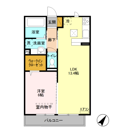 本郷の杜 ソグレ 102号室 間取り