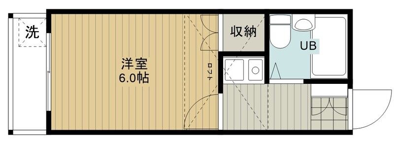 メゾンみやはら 202号室 間取り