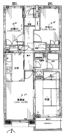 ライオンズマンション与野本町第２ 玄関
