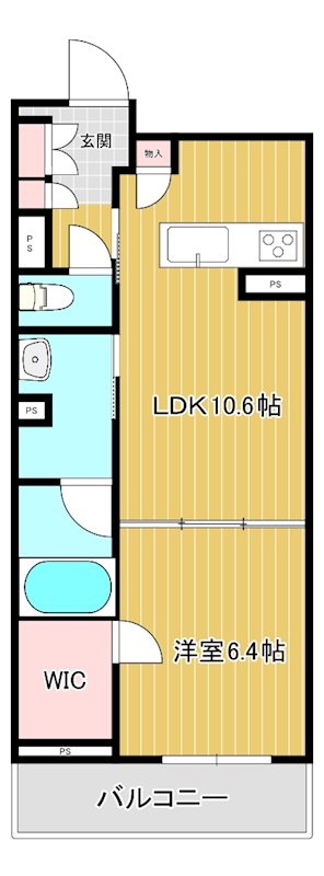 サンヴァリエ三橋 101号室 間取り