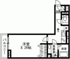 Skye Room(スカイエ ルーム) 201号室 間取り
