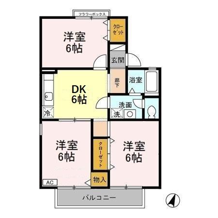 サウスヒル　Ｂ 風呂画像