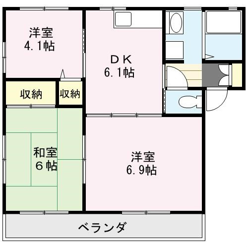 ディアス本郷 間取り図