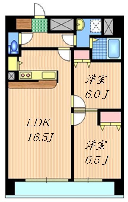 ブラン　コライユ 802号室 間取り