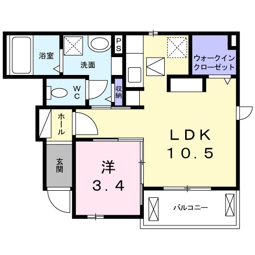 サン　フロレスタ 103号室 間取り
